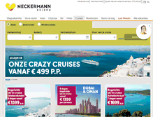 Tablet Screenshot of cruise.neckermann.be